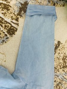 Denim Embroidery Shirt Women