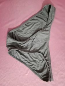 🌫️ Tight Stretchy Grey Cotton Panty 🌫️