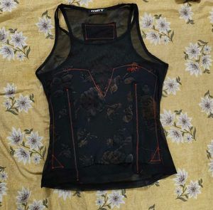 MET Sheer Black Tank Top