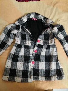 Cute Plaid Girls Coat