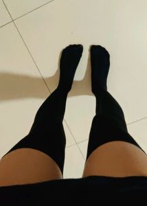 Stocking Black High Thai