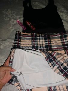 Cute Combo Skirt With Top🫶