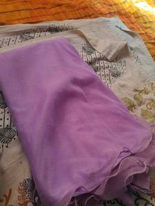 Lavender blouse and leghana.