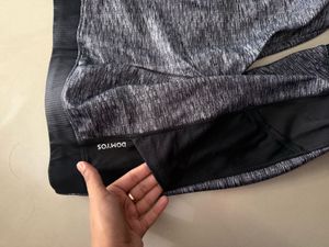Gray &amp; Black Athletic Leggings