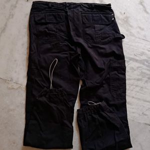 Black  Cargo Trouser