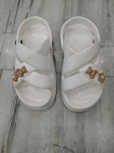Cute White Bear Sandals