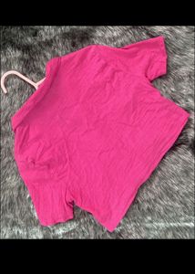 Pink Crop Top