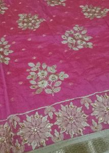 New🥰 Cute Shiny Pink PartyWear kurti With Lining