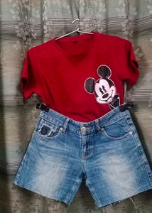 Sale Of Combo Top And Shorts