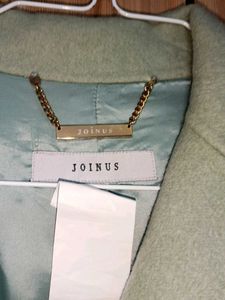 Elegant Mint Green Over Coat