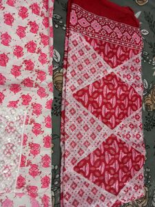 Pink Kurta Set With Dupatta