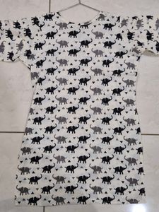 Elephant Print Kurta