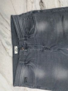 Gray Denim Jeans