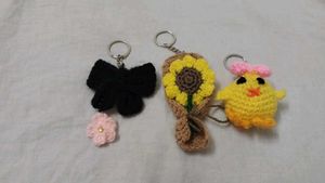 Crochet Keychains (Set of 3)