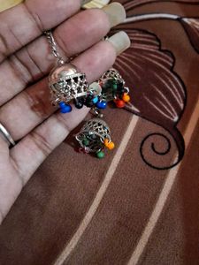 Statement Silver Earrings Set