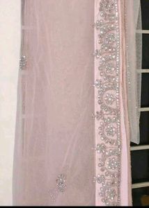 Peach Sparkling Bridal Lehenga Choli