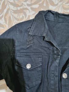 Distressed Denim Jacket