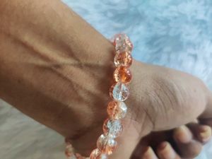 ORANGE CRYSTAL BRACELET