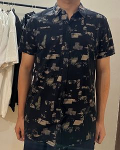 Patterned Short Sleeve Shirt