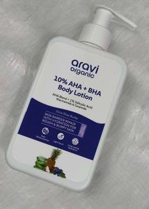 Aravi Organic AHA + BHA Body Lotion
