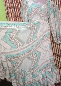 Long flare maxi dress