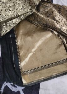 Black Banarasi Silk Saree....