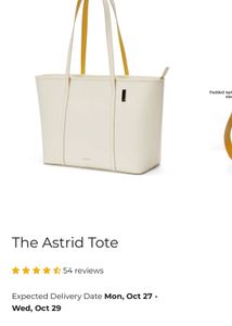 The Astrid Tote Mokobara in Oatmeal Brand new