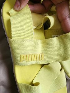 Puma Cali X Selena Gomez Women Yellow Sandals