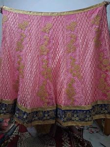 Pink Embroidered Lehenga Choli