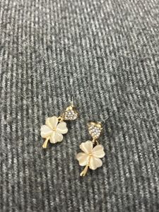 White Flower Earring