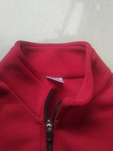 Red Zip-Up Jacket