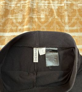 H&amp;M Black Biker Jersey Shorts