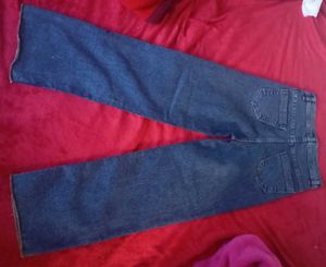 Wide Leg Denim Jeans