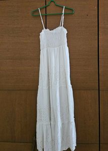 White Flowy Dress