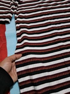 Striped Bodycon Dress