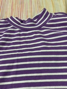 Striped Purple Tee