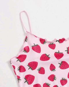 Strawberry Print Bodycon Dress