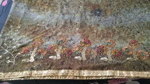 Elegant Floral Embroidered Saree