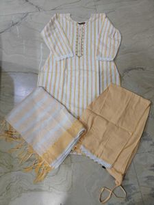 Striped Kurta Set