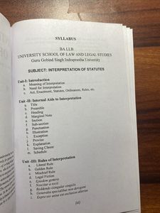 Interpretation Of Statutes