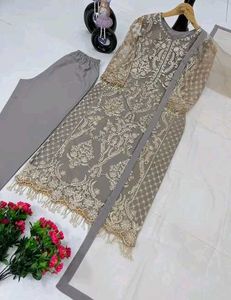 GREY COLOUR SUIT SET