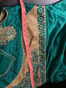 rama green Shiny Top(Sleeveless)