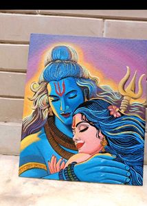 Shiva Parvati Artwork Painting