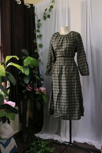 H&M Plaid Midi Dress