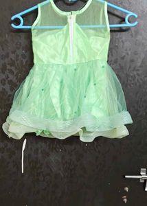 Green Baby Girl Frock