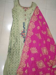 Kurti Duppata Set For Festive Wear