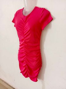 Pink Bodycon Mini Dress
