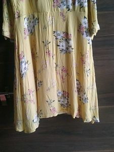 Yellow Floral Dress