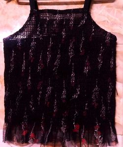 Floral Crochet Tank Top