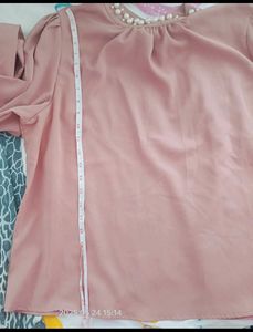 Elegant Pearl Embellished Top